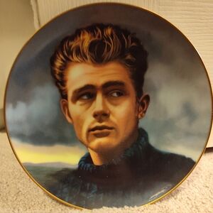 JAMES DEAN "Hollywood Giant" Bradford Exchange Signed/Numbered Collector Plate!